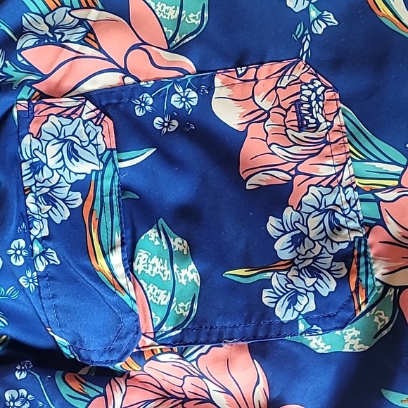 Goodfellow & Co Swim Trunks, Size M, Floral, Blue, Pink, Green, Orange - Picture 8 of 9